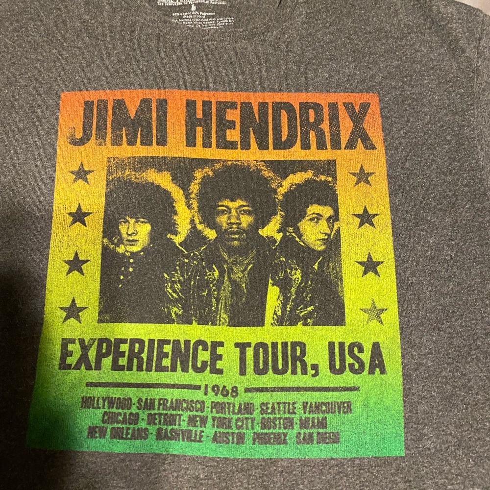 Jimi Hendrix Experience Karl Ferris collection t-shirt